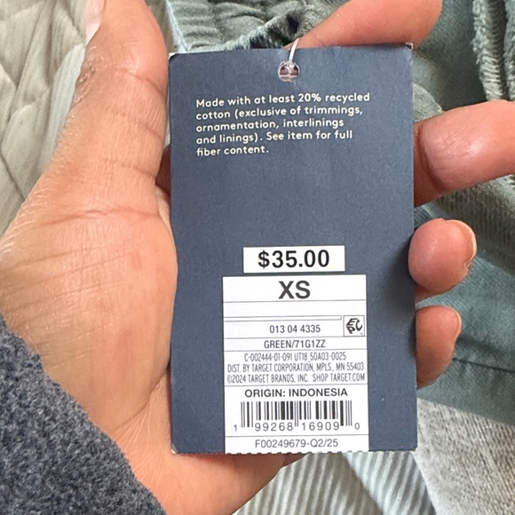 Universal Thread Sage Green Drawstring Utility Pants - Picture 5 of 6